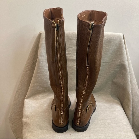 SARTO BY FRANCO SARTO Sz 6 Leather Zipper At Back Comfort Knee High Boots - Picture 9 of 13